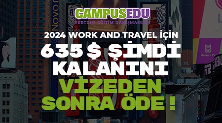 635 $ Şimdi Kalanını Vizeden Sonra Öde!